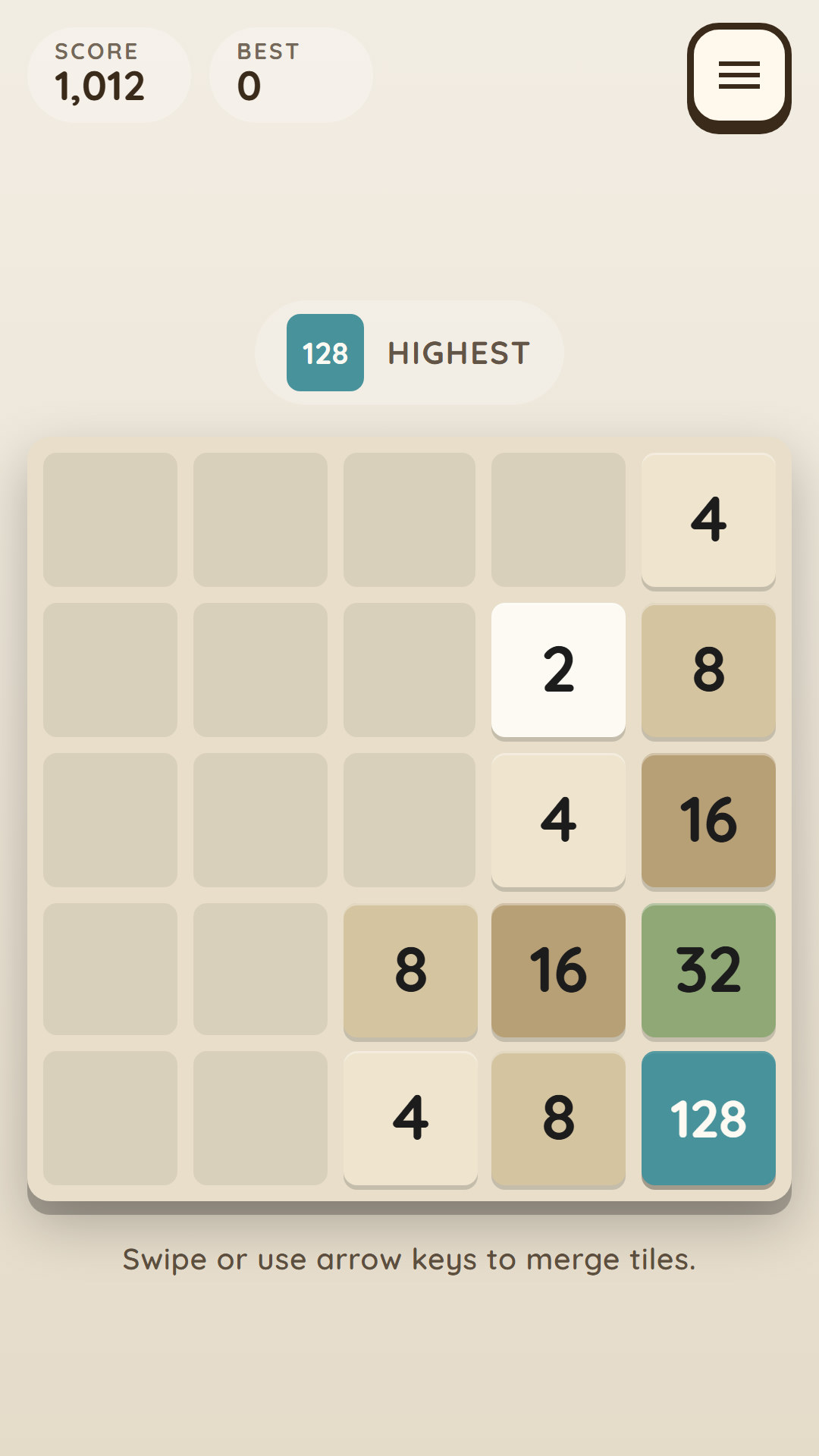 Hyper2048 screenshot