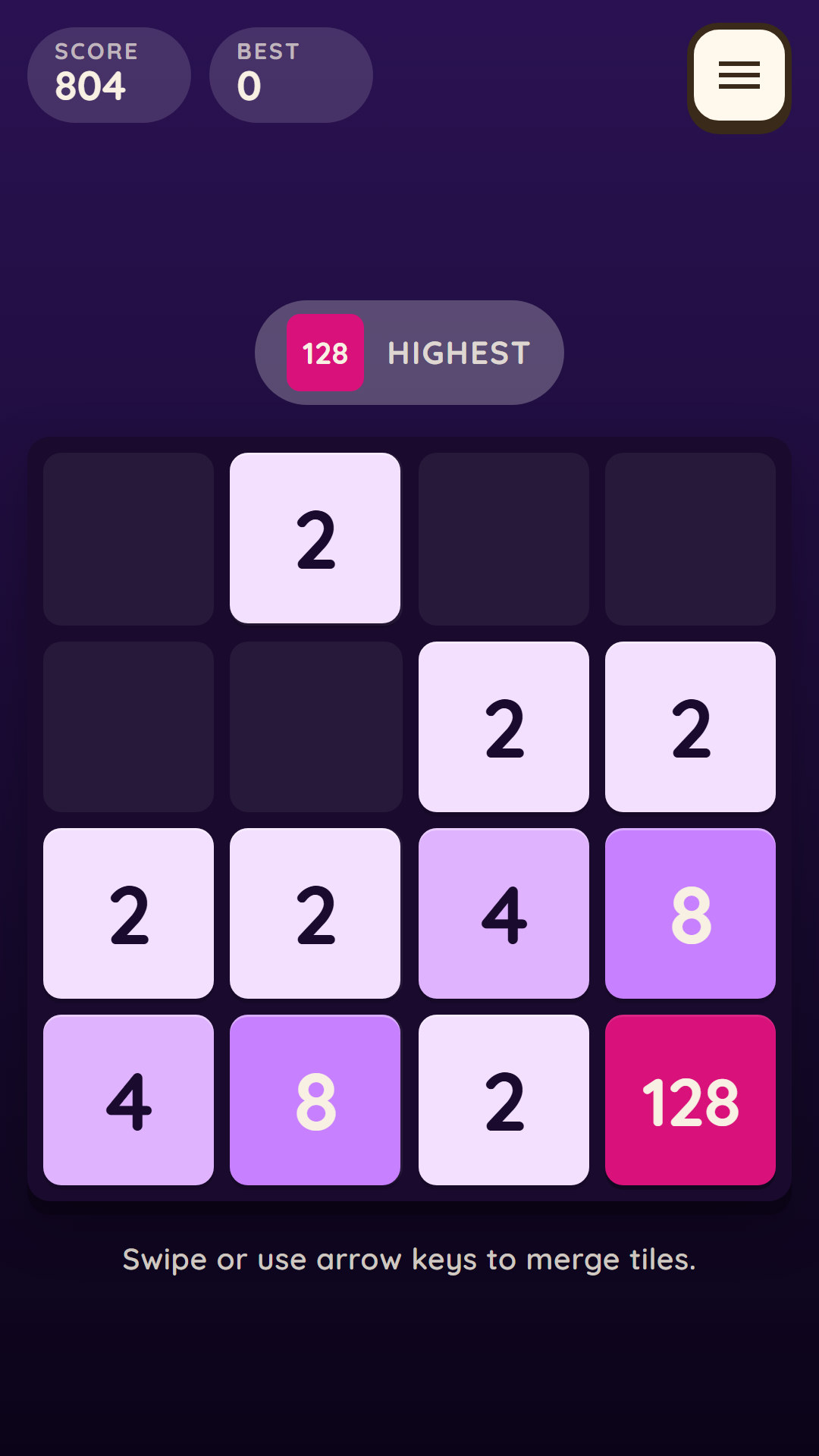 Hyper2048 screenshot