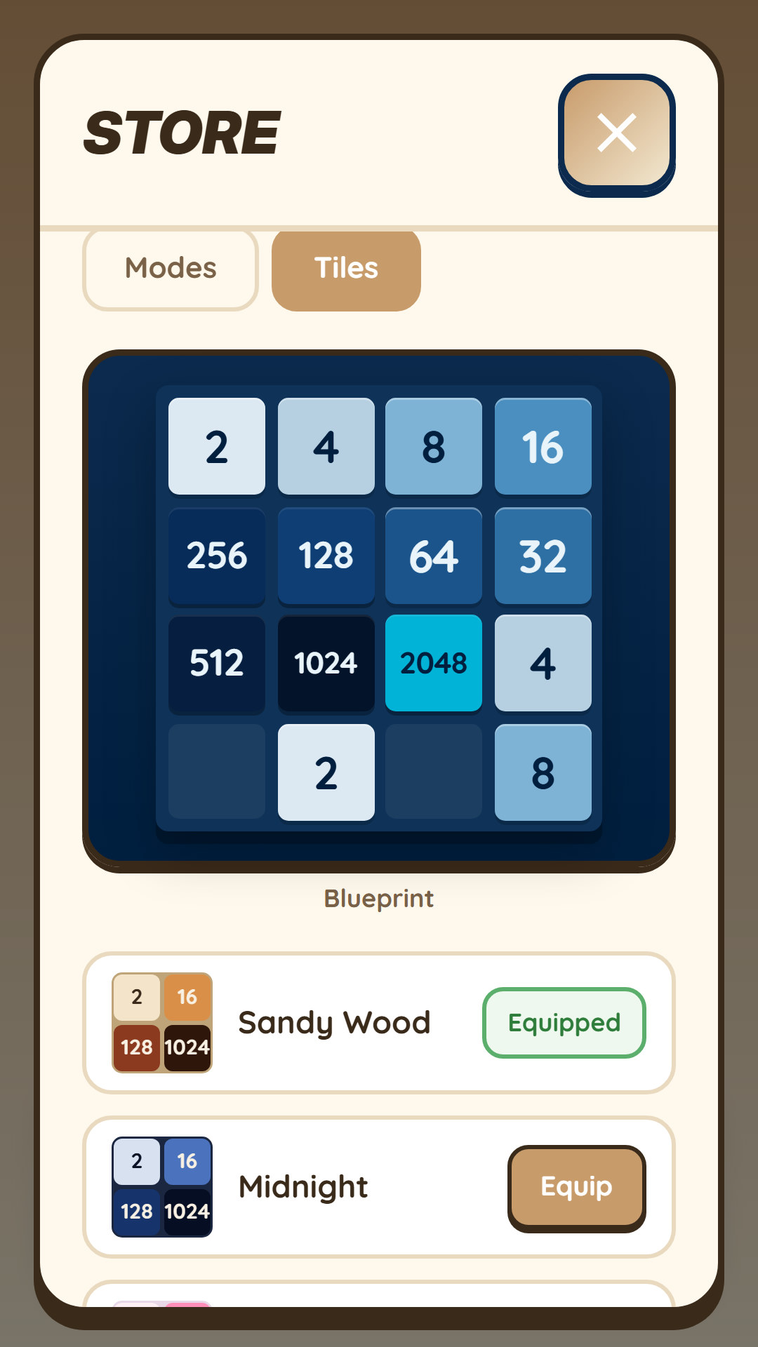 Hyper2048 screenshot